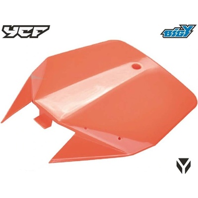 Přední tabulka pro modely BIGY pitbike YCF Barva: Oranžová