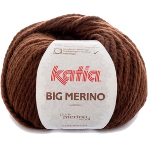 Katia Big Merino 7 Brown Плетива прежда (BM 7)