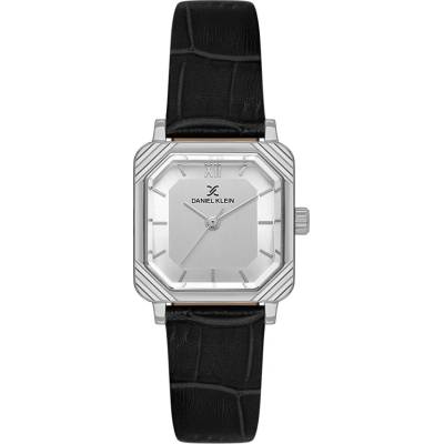Daniel Klein DK. 1.14154-1 - Дамски, Кварц, 23x29.5mm, Черна кожа, 3 ATM - Premium