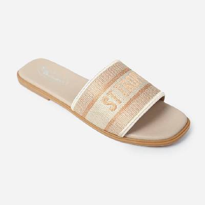 Сандали Wheres That From Women's Slip-On Flat Sandal - Cream