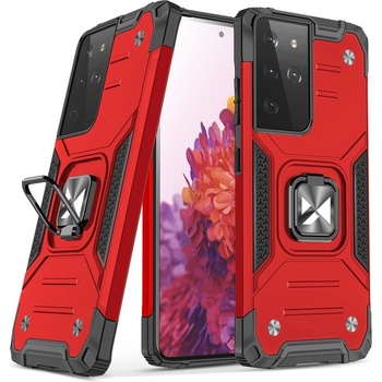 Wozinsky Кейс Wozinsky Ring Armor Tough Hybrid за Samsung Galaxy S22 Ultra, Червен (9145576239803)