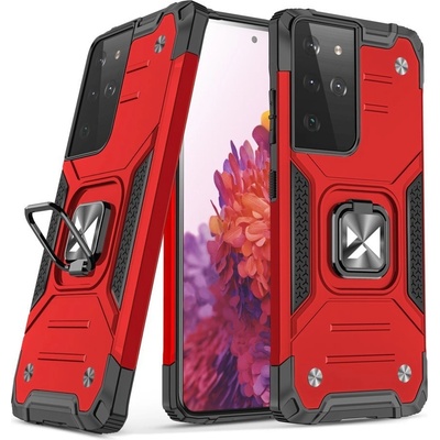 Wozinsky Кейс Wozinsky Ring Armor Tough Hybrid за Samsung Galaxy S22 Ultra, Червен (9145576239803)