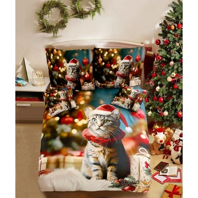 Textilomanie 3D bavlna obliečky HOLLY PAWS farebné 40x50 70x90 140x200 40x45