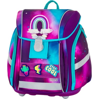 Oxybag batoh DREAM fialová tyrkysová