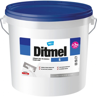 Het Ditmel S disperzní tmel pro interiéry 15 kg bílá