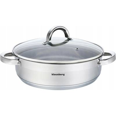 Klausberg Hrnec hrnec 3,5 l nerezová ocel 24 cm s víkem