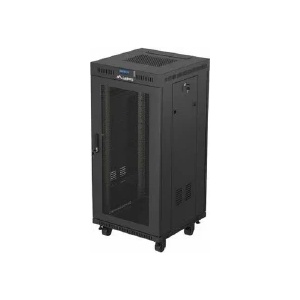 Lanberg Rack Cabinet 19 Free-Standing 24U/600X600 (FlAT Pack) With Mesh Door (FF01-6624-23BL)