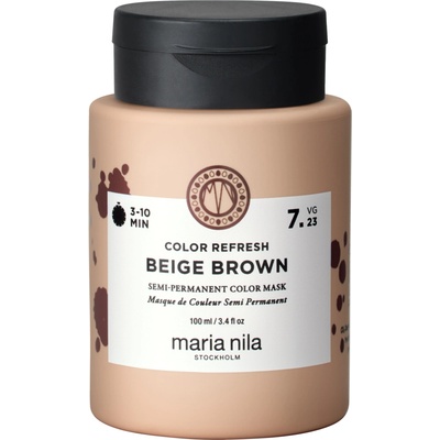 Maria Nila Color Refresh Beige Brown 7.23 Mask 100 ml