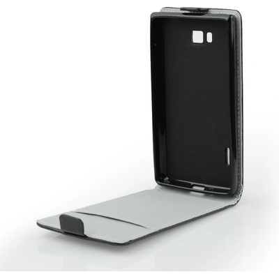 Púzdro ForCell knižkové SLIM FLIP FLEXI LG X CAM - čierne