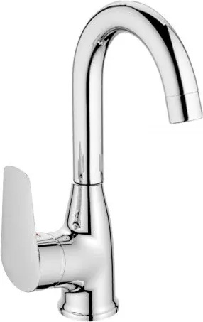 Inter Ceramic Стоящ смесител за умивалник ALFI ICF 7401123 7119, месинг, хром, 26x13.4см (7401123 7119)