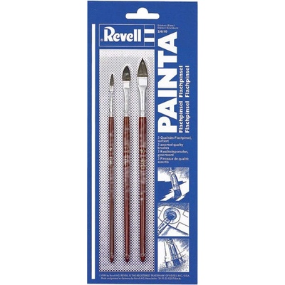 Revell ploché štětce sada 3 ks RVL29610