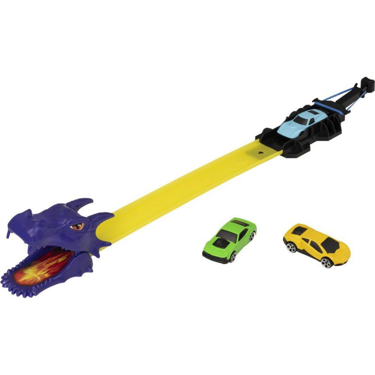 Teamsterz 1416435 Set Pista Shark Attack Con 3 Auto: Lancia E Schianta – Gioco Da Corsa Per Bambini