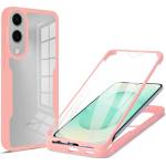 Techsuit Калъф за Samsung Galaxy S25 Edge - Techsuit - ColorVerse 360 Series + Screen Protector - Pink