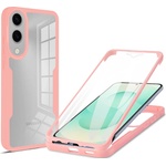 Techsuit Калъф за Samsung Galaxy S25 Edge - Techsuit - ColorVerse 360 Series + Screen Protector - Pink
