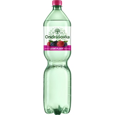 Ondrášovka Minerální voda jemně perlivá s příchutí lesní plody pet láhev 1,5 l