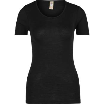 Engel Дамско копринено термобельо Engel Women's Undershirt S/S Merino base layer - Black - размер 34/36 (EU) (114-0819-0311)