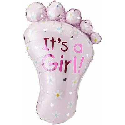 balónek Nožička It's a Girl 58 x 82 cm