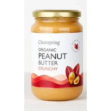 Clearspring Arašidové máslo chrumkavé BIO 350 g