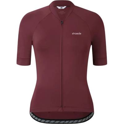 straede Дамска фланелка с къс ръкав за колоездене straede Women's Kaern Jersey Cycling jersey - Deep Wine (156-3075-0313)