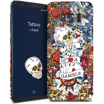 Púzdro i-Paint - HARD CASE Tattoo Samsung Galaxy S8+ farebné