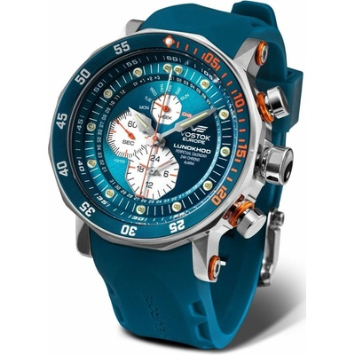 Vostok Europe YM86/620A636 modrý gumový remienok