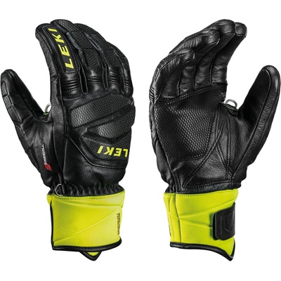 Leki Worldcup Race Downhill S black/ice lemon 21/22