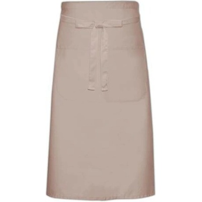Link Kitchen Wear Kuchařská zástěra s kapsou X970T Sand 100x70cm