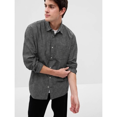 GAP Chambray риза с дълъг ръкав GAP GAP | Siv | МЪЖЕ | XS