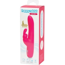 Happyrabbit Dual Density vodotesný na batérie s tyčinkou ružový