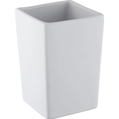 Bisk PURE pohárik na kefky biela 06576