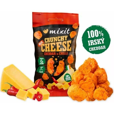 Mixit Křupavý sýr do kapsy irský cheddar s chilli bez lepku 20 g