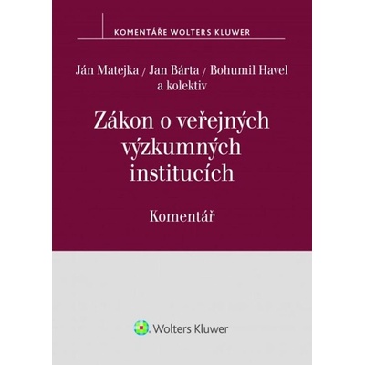 Zákon o veřejných výzkumných institucích - Ján Matejka
