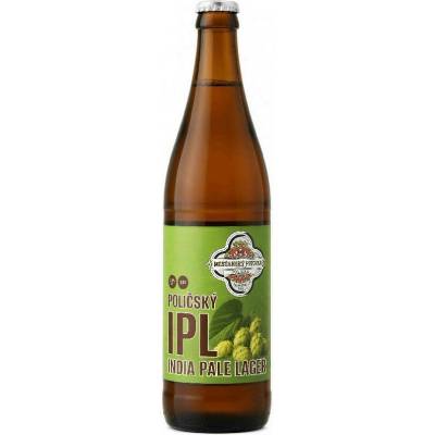 Polička 11 INDIA PALE LAGER chmel.spec.odrůd.chmele 4,8 % 0,5 l (sklo)