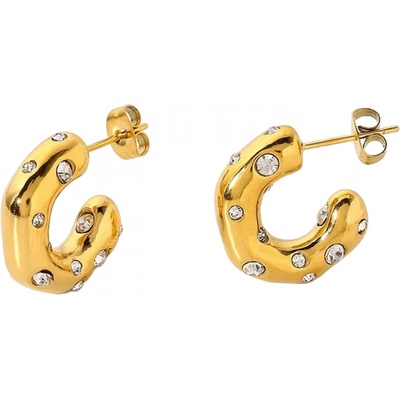 HARAHU Обеци ki-28727 - Златна / Тип1 kp28727 (ki-28727)