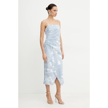 MARELLA Рокля Marella RADIX в синьо среднодълга с кройка по тялото 2513221242200 (2513221242)