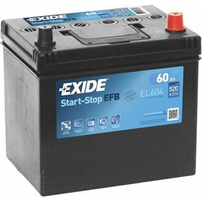 Exide 60Ah 520A right+ (EL604)