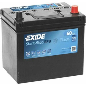 Exide 60Ah 520A right+ (EL604)