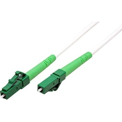 Goobay 21.92.8870 optický patch, LC/APC-LC/APC 9/125 (single mode), 3mm, simplex, LSOH, 0,5m, bílý