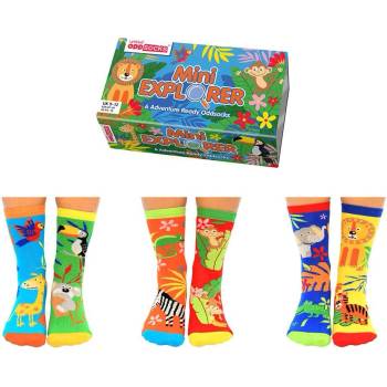 United Odd Socks Detské veselé ponožky Mini Explorer