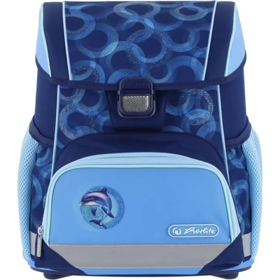 Herlitz Ученическа чанта-раница Loop, празна, Dolphin Ride - Herlitz