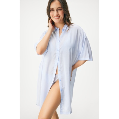 Astratex Нощница от модал Cabo print къса 2 в 1 (NIGHT04_kos)