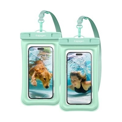 Púzdro Spigen Aqua Shield WaterProof Case A601 2 Pack, mint