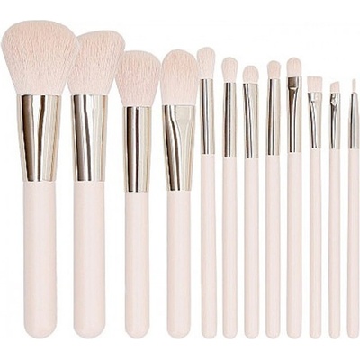 Mimo Makeup Brush Set Pink 12 ks sada štetcov