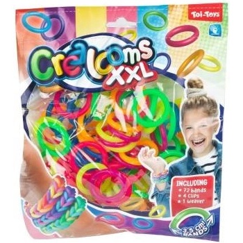 Teddies Направи си гривна - ластици 72 бр. + инструменти + плетачен стан за гривни