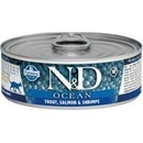 N&D GF Cat Ocean Adult Trout & Salmon & Shrimps 80 g