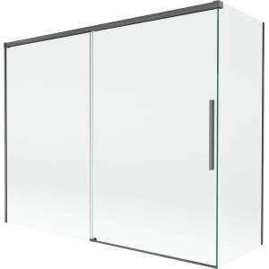 Mexen Rox двукрилен плъзгащ се екран за вана 190 + 90 x 150 см, прозрачен, (8C9-190-090-66-00)