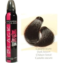 Black Color Mousse farebné penové tužidlo Dark Brown - tmavo hnedé 200 ml