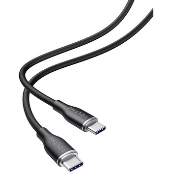 Voltme Кабел Voltme - Moss CTC 3A, USB-C/USB-C, 1 m, черен (C2022)