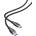 Voltme Кабел Voltme - Moss CTC 3A, USB-C/USB-C, 1 m, черен (C2022)