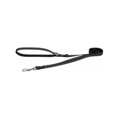 Rogz Fixed Lead Small - Модерен повод за кучета, 11мм/1.8 метра - черен